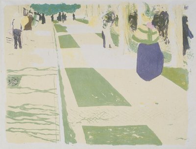 Il Viale, 1899 da Edouard Vuillard